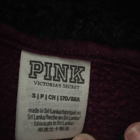 PINK zip up hoodie - Picture 3 of 6